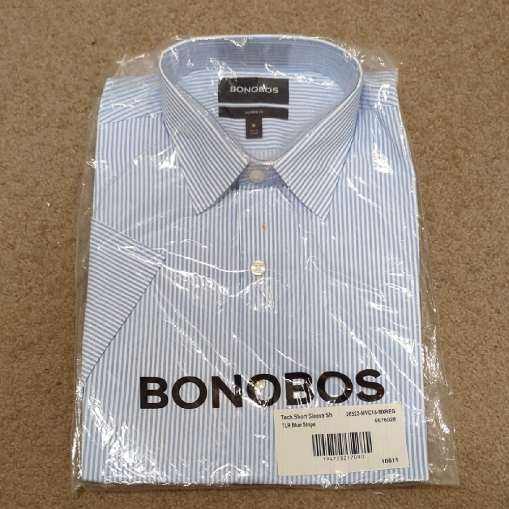 Bonobos Men's Blue Stripe Shirt